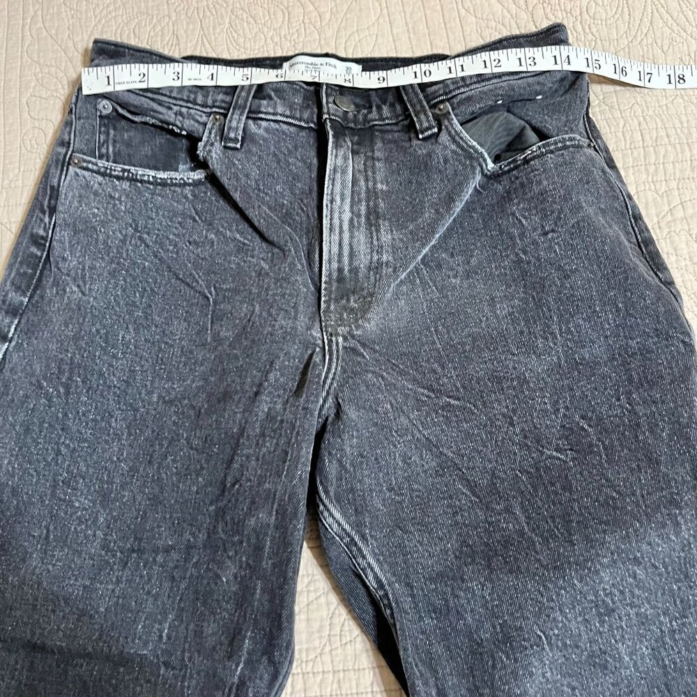 Abercrombie & Fitch Women's Black Jeans size 30/10 black - Picture 3 of 9